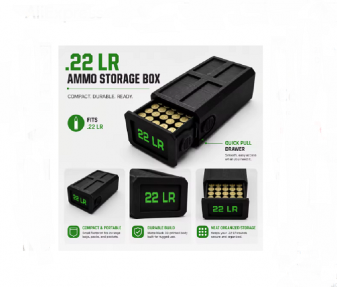 22 LR patronu kārbiņa
